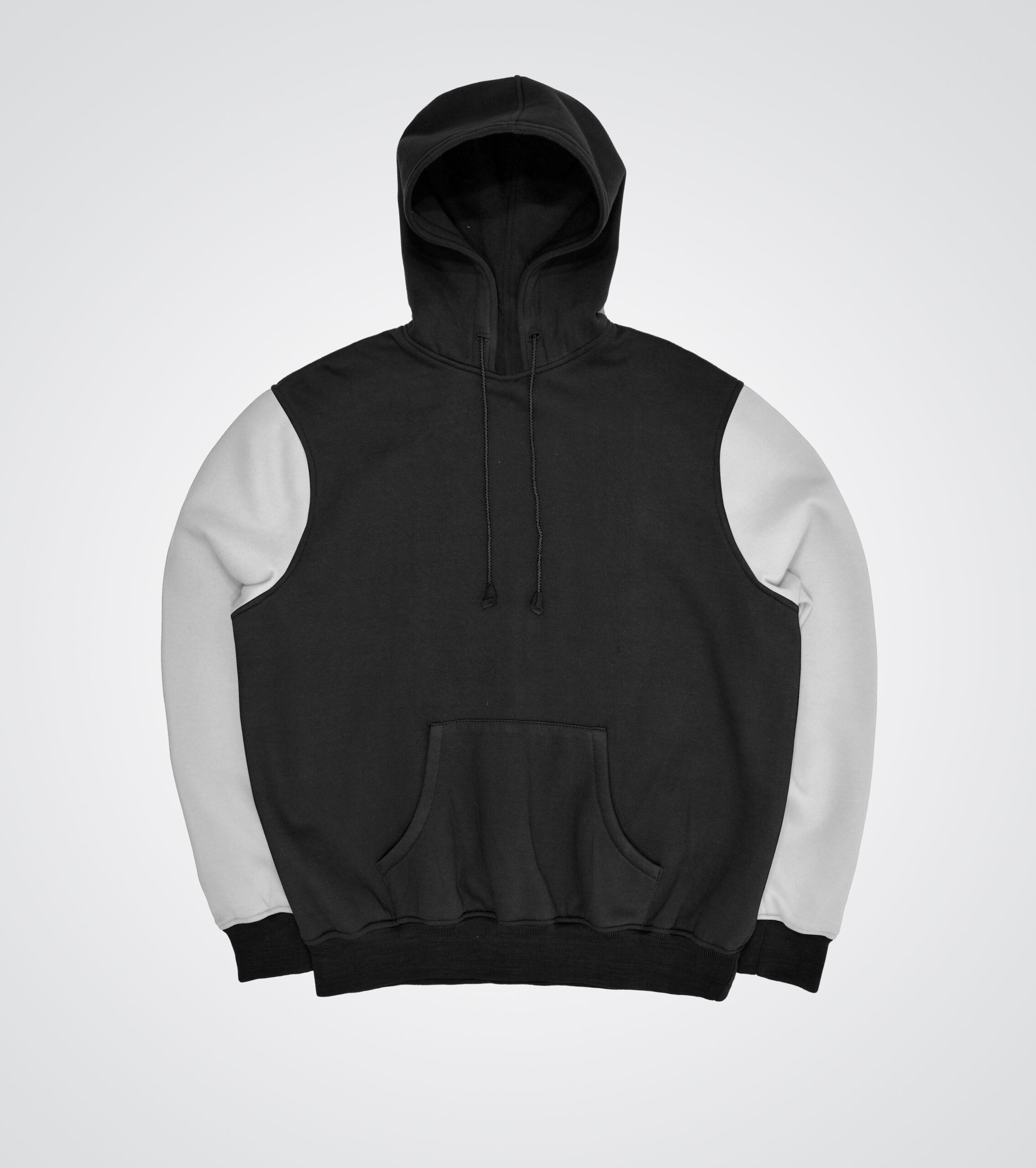 Black and White Heavy Blend Pullover Hoodie